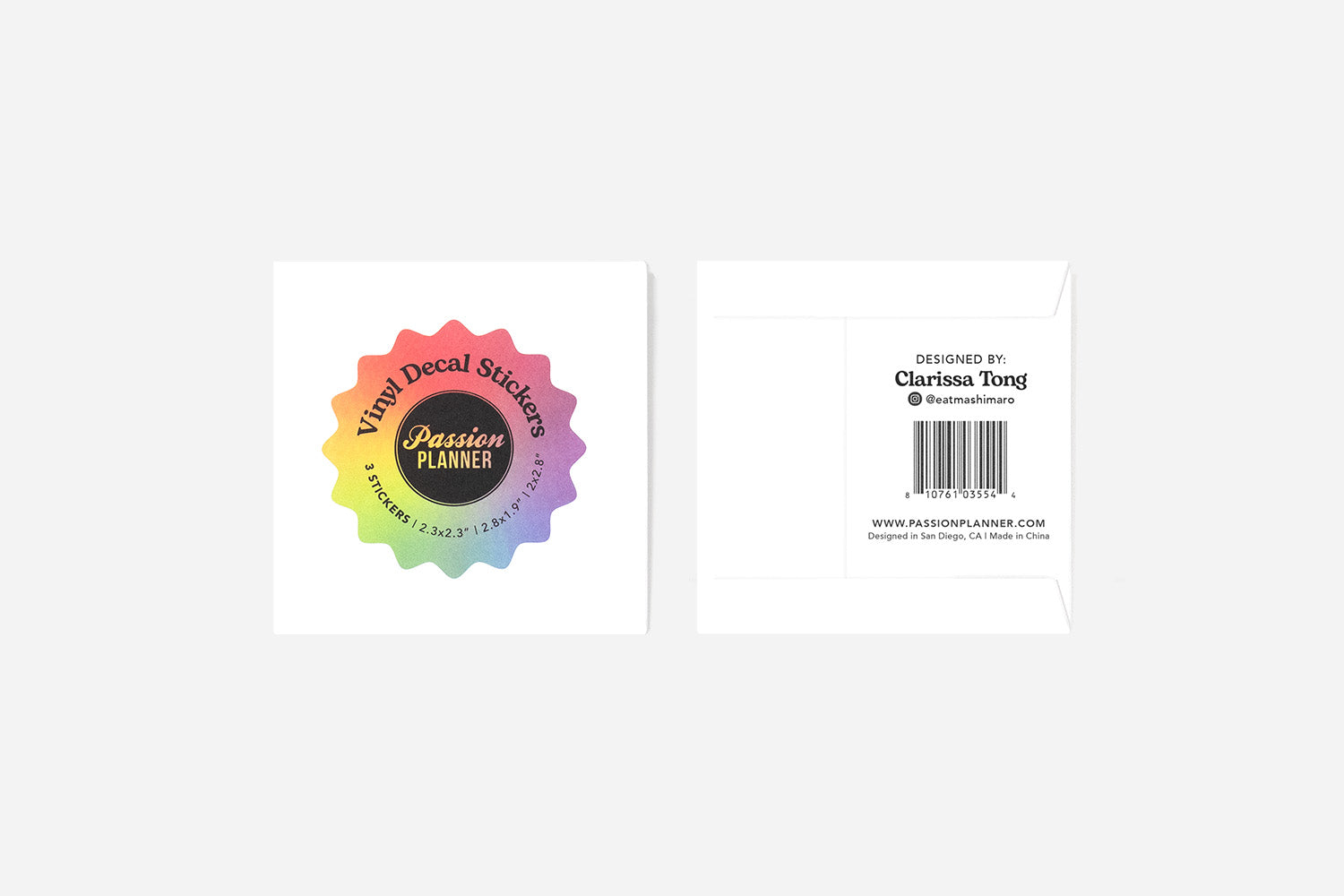 vinyl decal sticker packaging