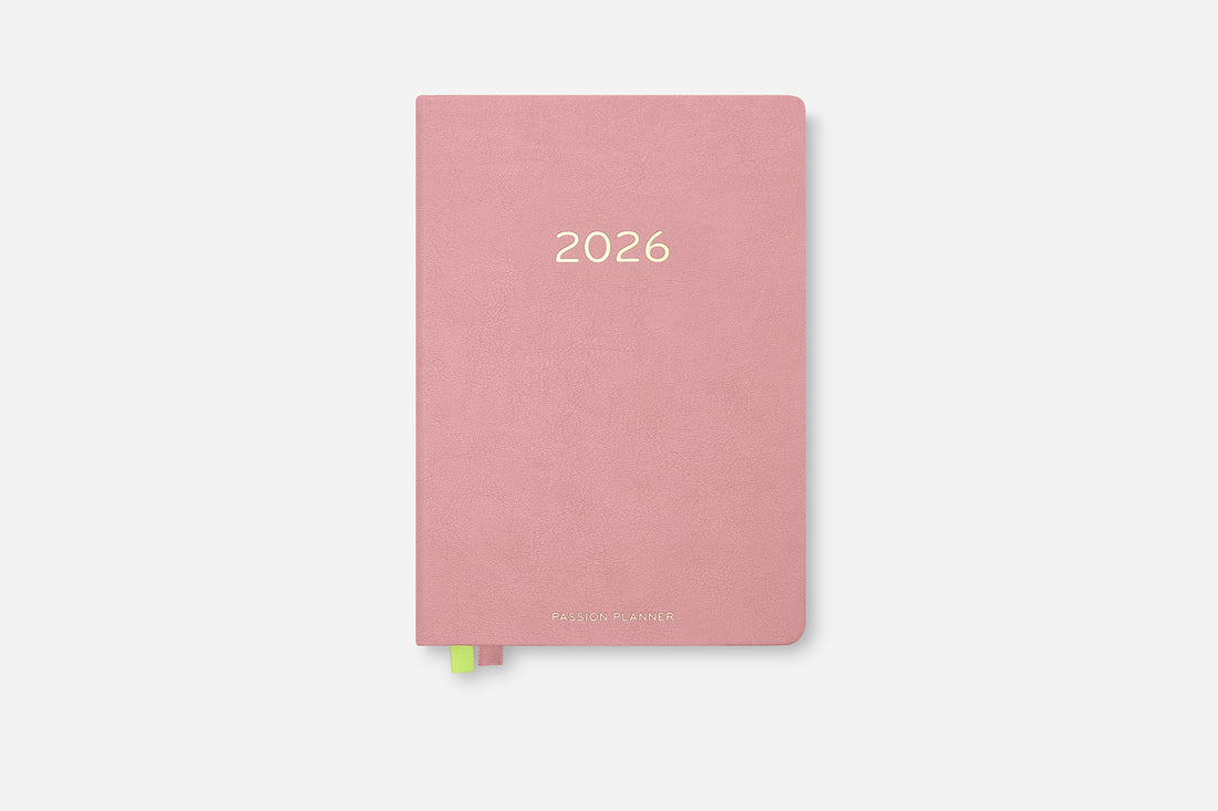 Pink planner with &