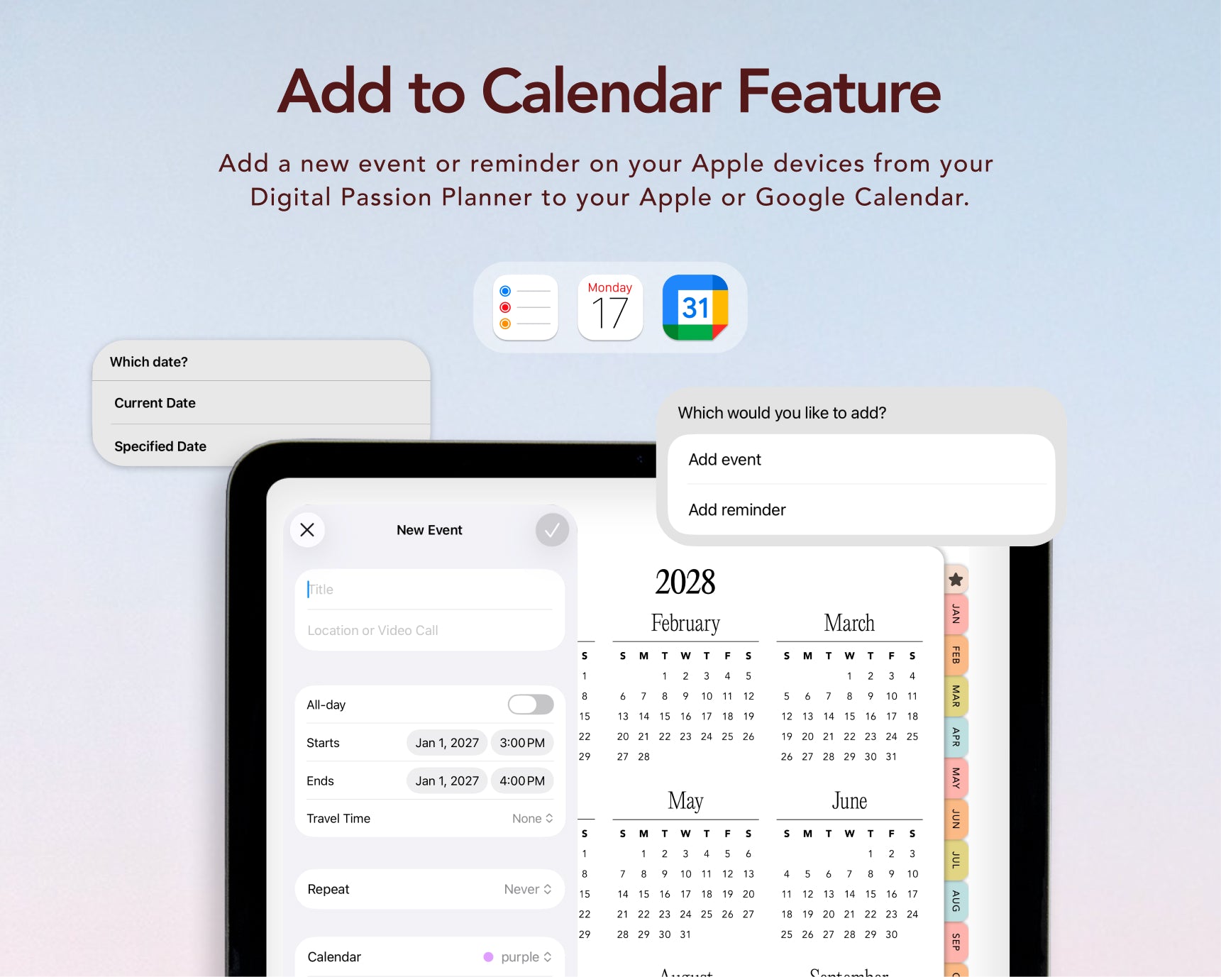 Digital Planner - 2027 Weekly & Daily - Bundle