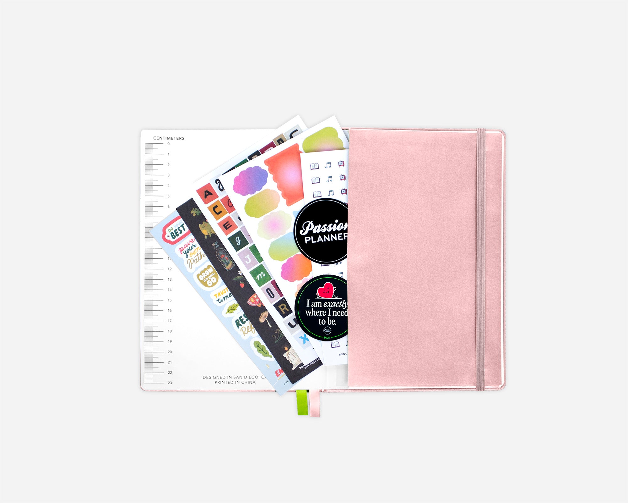 Weekly 2027 Planner - Rose Gold