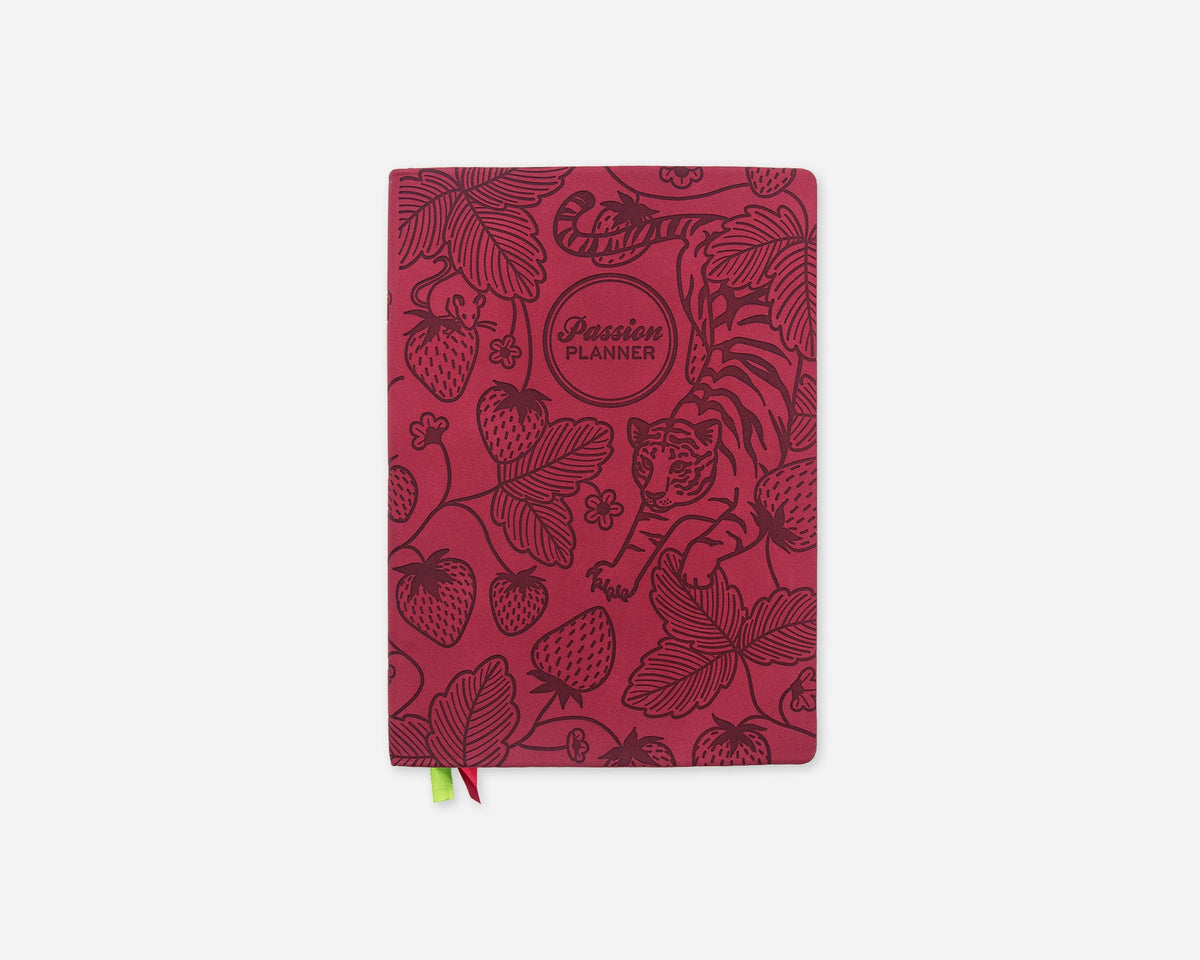 Weekly 2027 Planner - Tigerberry Red