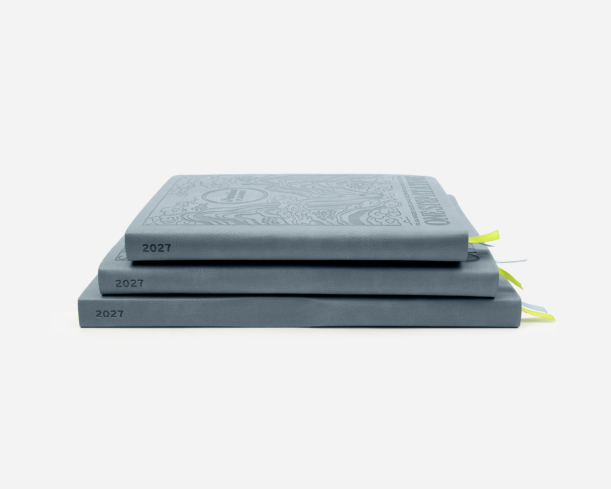 Weekly 2027 Planner - Tranquil Trek Blue