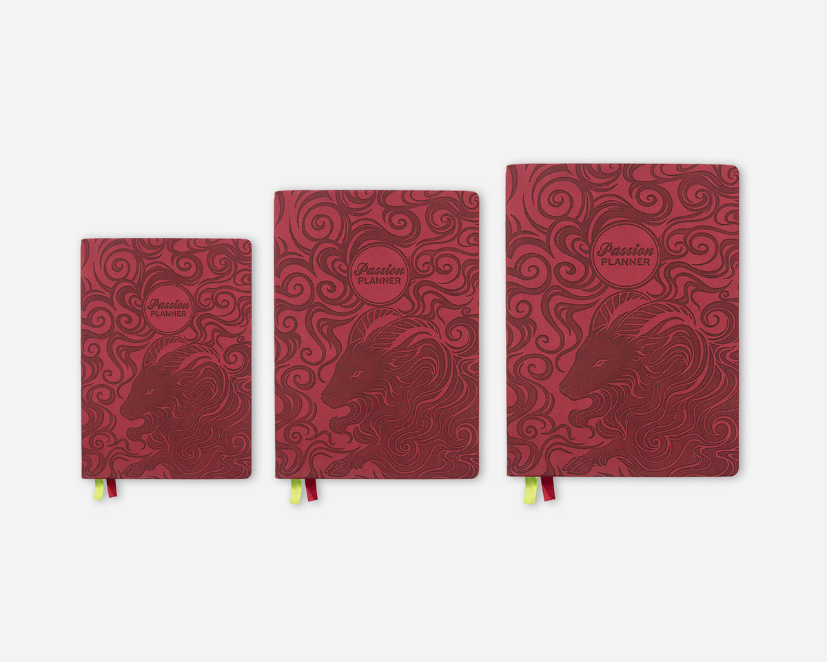 Weekly 2027 Planner - Year of the Goat Red
