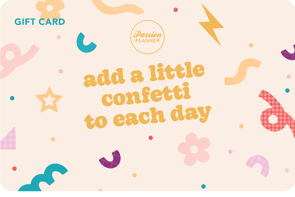 Confetti Gift Card - Passion Planner
