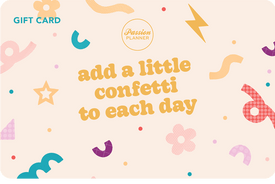 Confetti Gift Card - Passion Planner