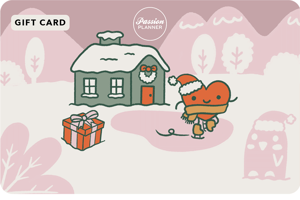 Holiday Hearto Gift Card - Passion Planner