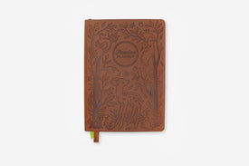 woodland brown daily planner