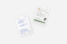two daily notepad inserts