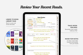 Digital Reading Journal: Review Your Recent Reads