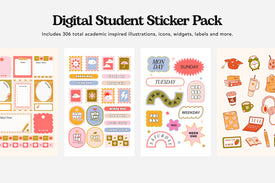 digital student sticker pack