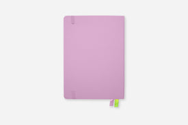 dreamy lilac daily planner back cover