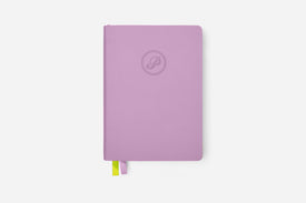 dreamy lilac bullet journal front cover