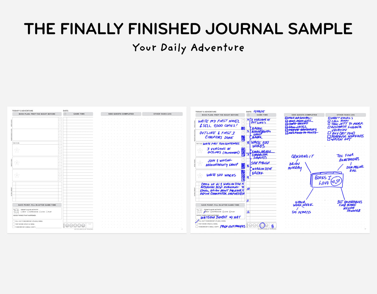 The Finally Finished Journal Sample