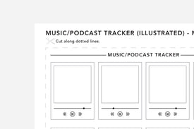 Movie, TV Show, Music, and Podcast Tracker PDFs - Passion Planner