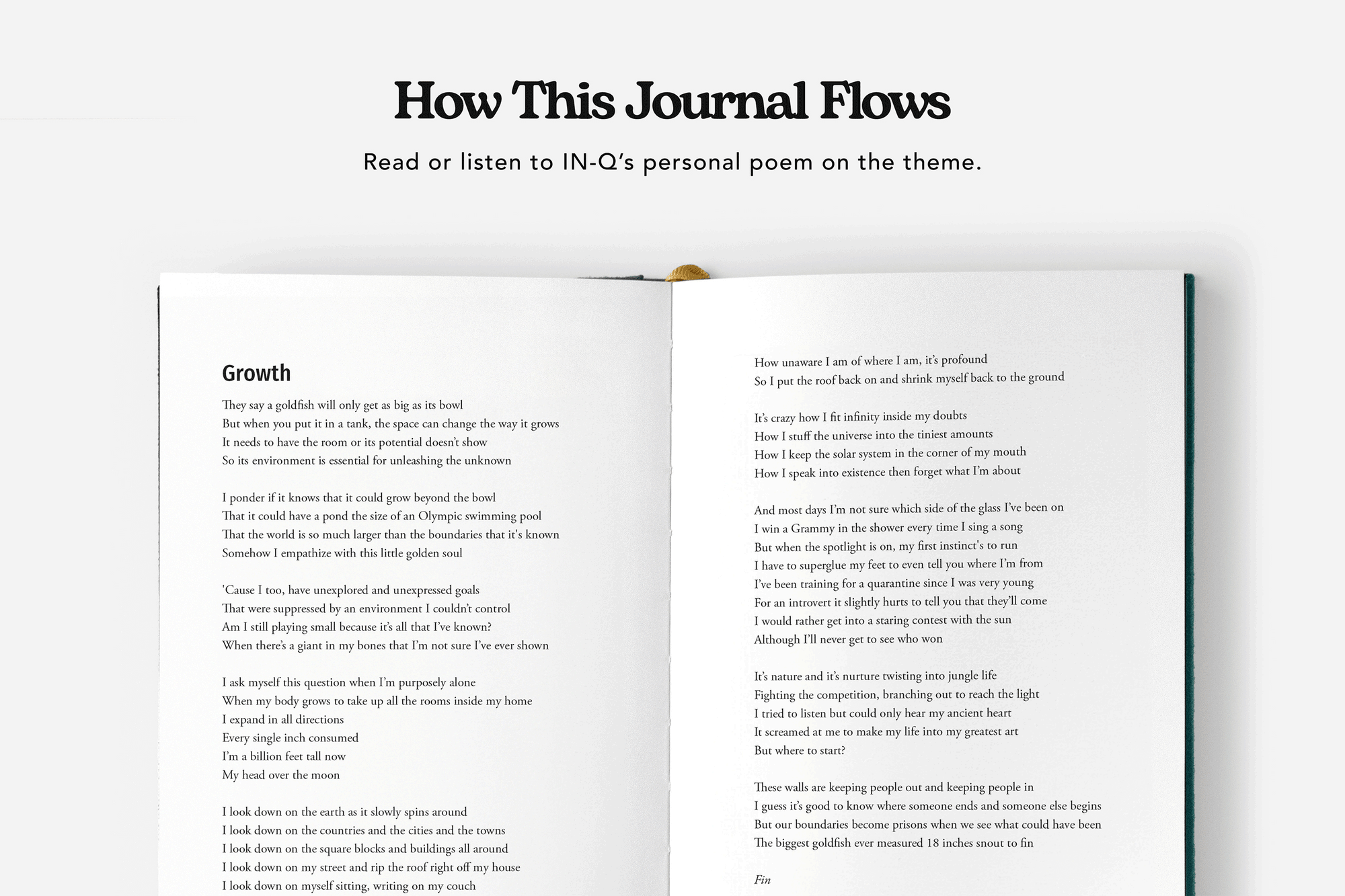 The Never Ending Now Poetry Journal - Mocha Brown - Passion Planner
