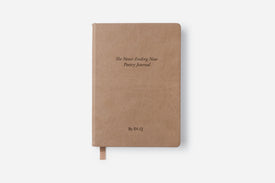 The Never Ending Now Poetry Journal - Mocha Brown - Passion Planner