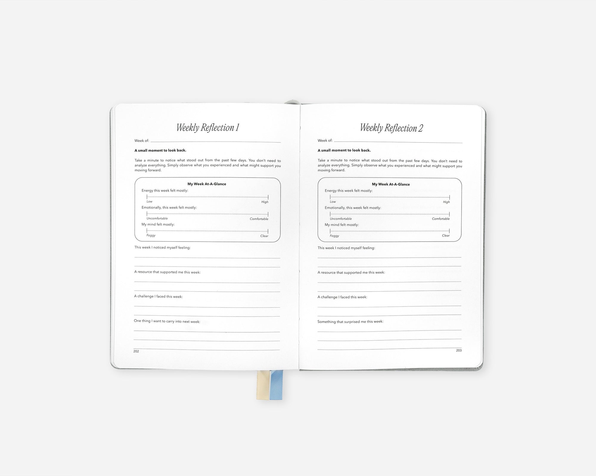 Mindful Minute Journal - Serene Blue