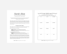 Two pages of a free teacher resource organizational guide with text and a quiet wins layout on a white background.