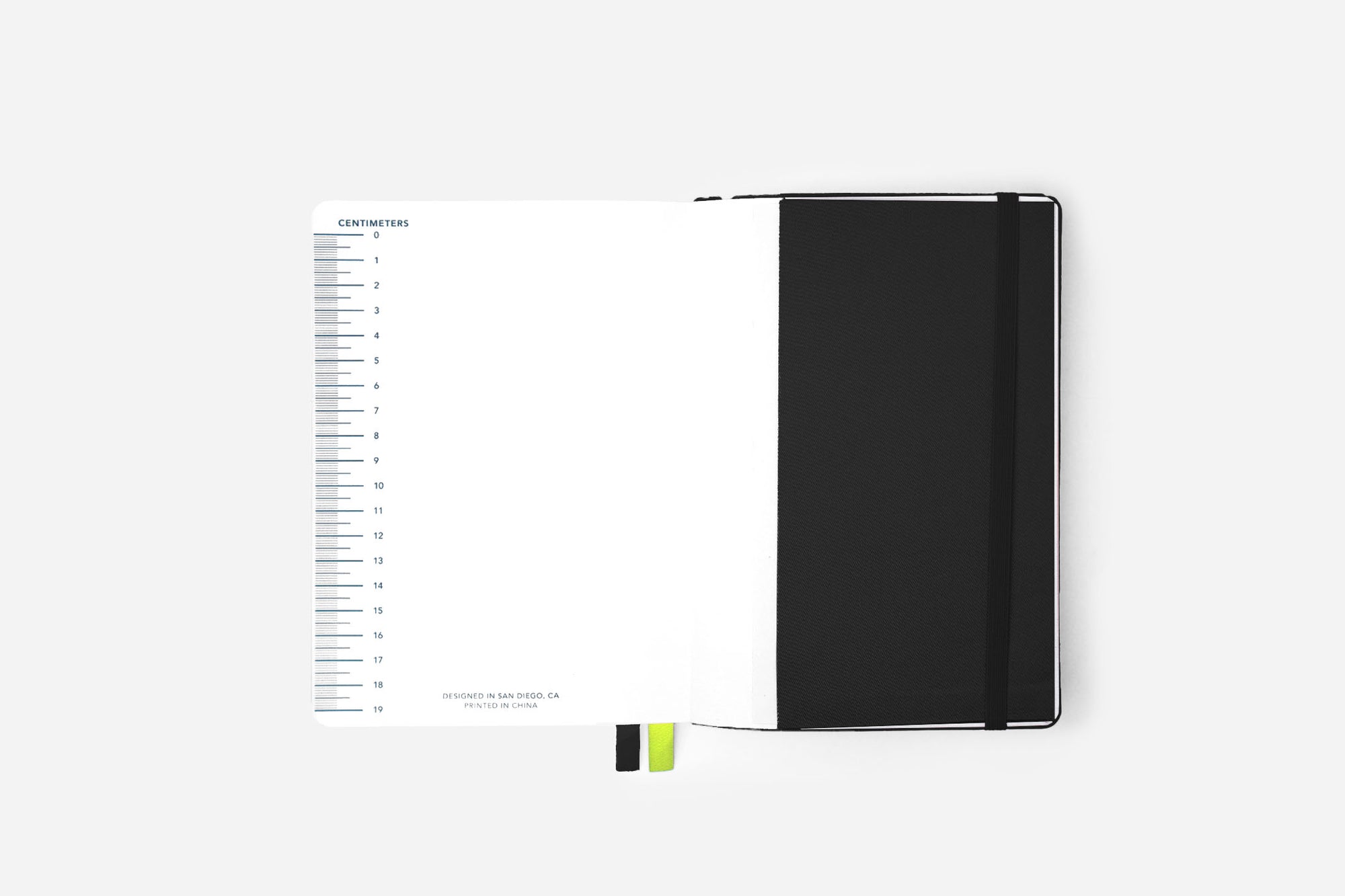onyx gold foil bullet journal back pocket