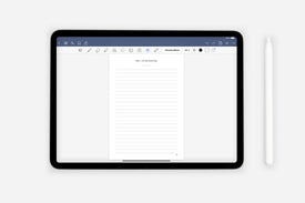 blank setting intentions page