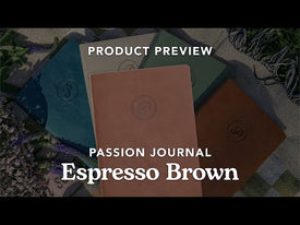 espresso brown passion journal