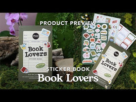 book lovers sticker book