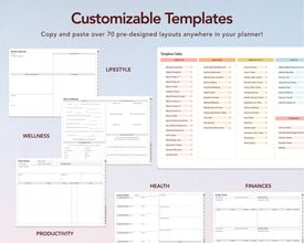 Digital Planner - Undated Weekly & Daily - Bundle