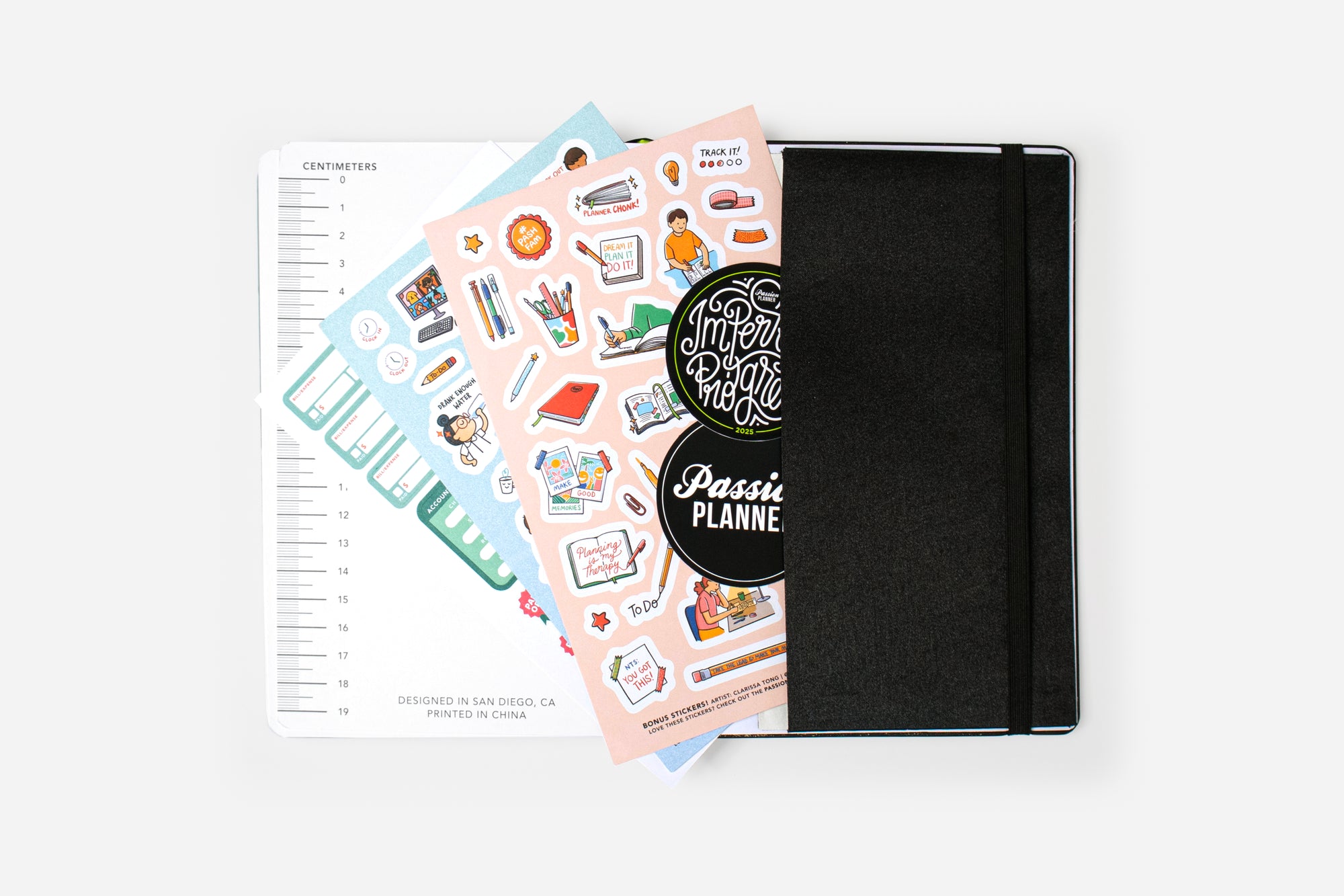 Weekly Undated Planner - Elite Black - Passion Planner