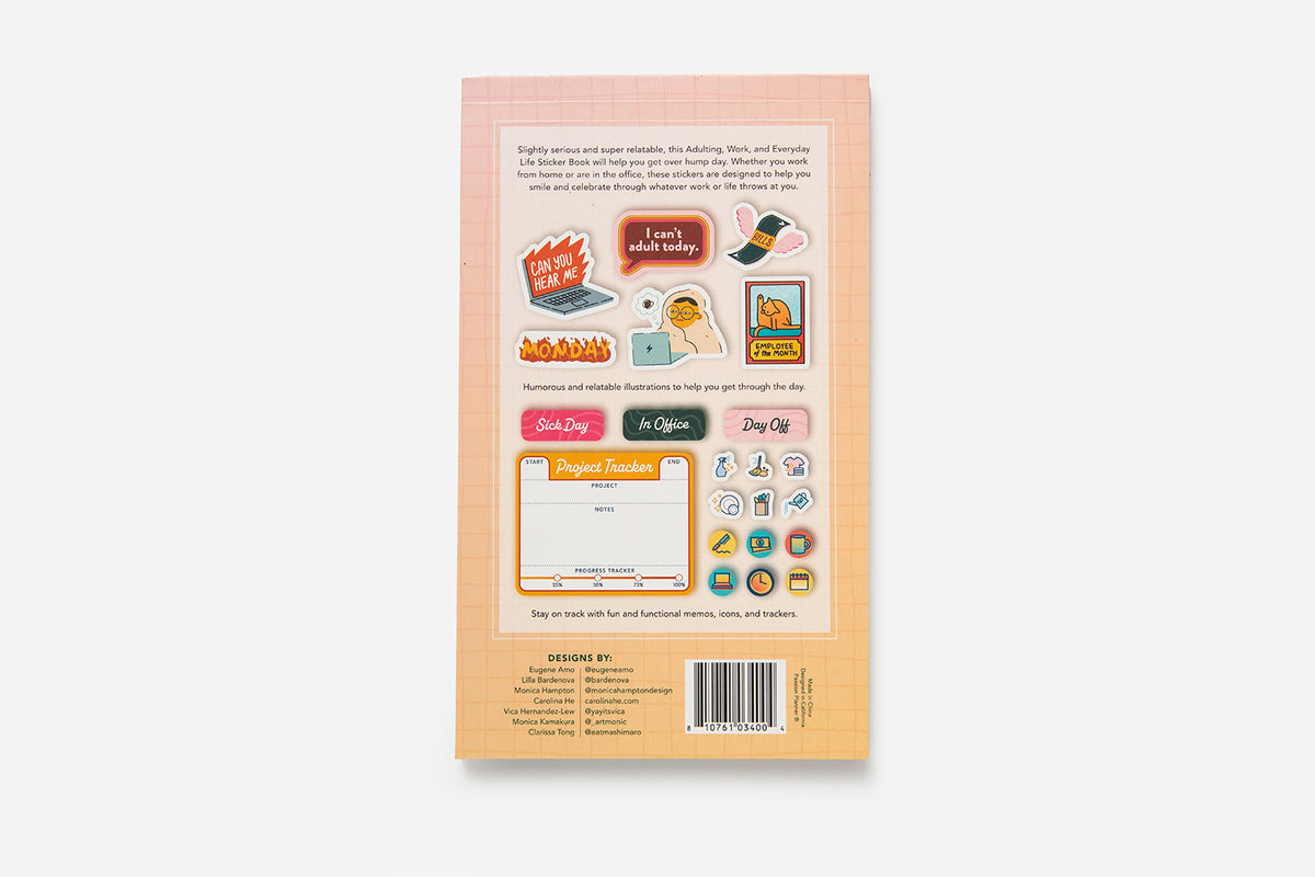 Adulting, Work and Everyday Life Sticker Book - Passion Planner