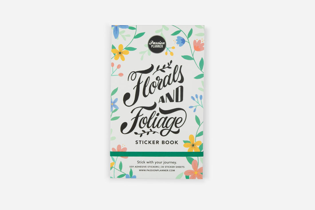 Florals and Foliage Stickerbook - Passion Planner