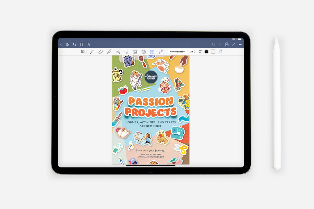 Digital Passion Projects Sticker Book - Passion Planner