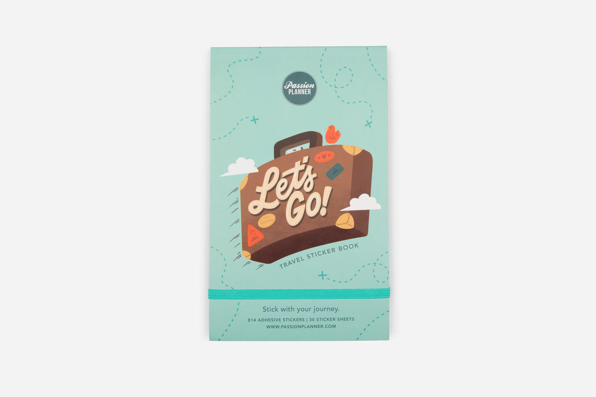 Let's Go! Travel Sticker Book - Passion Planner