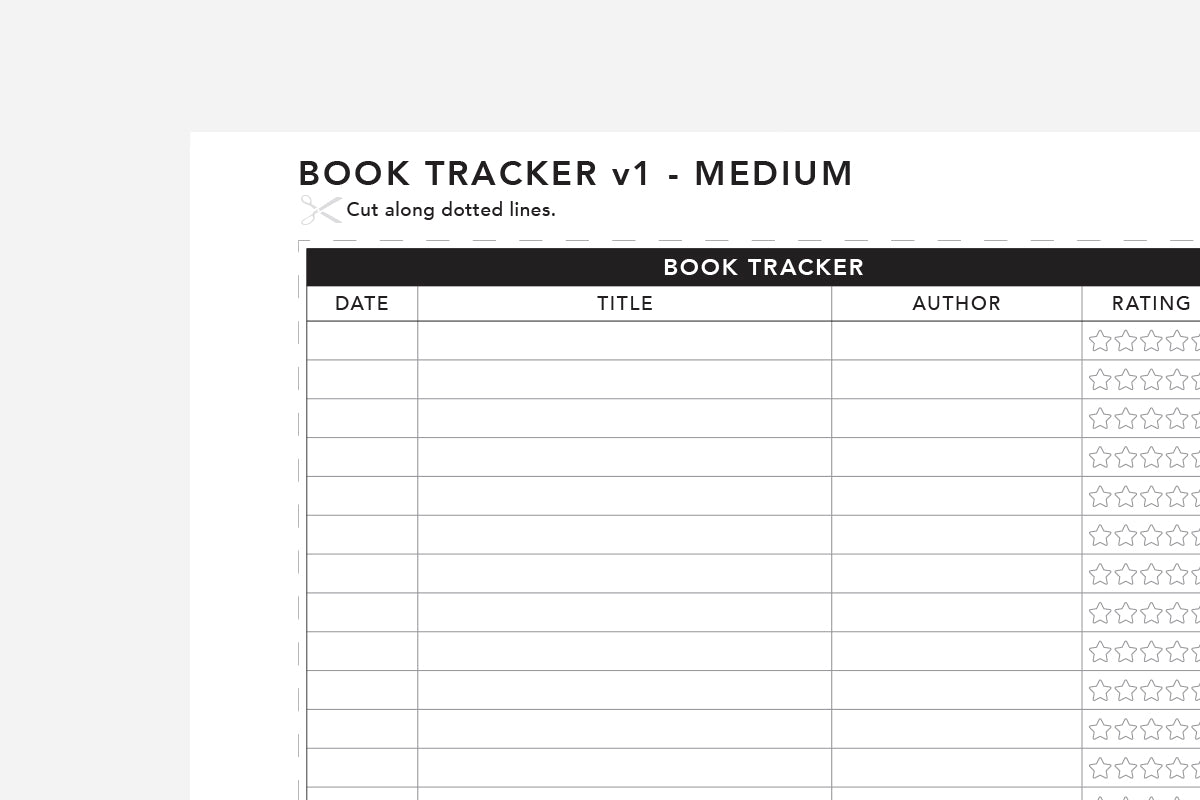 Book Tracker - Passion Planner