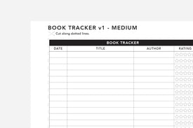 Book Tracker - Passion Planner