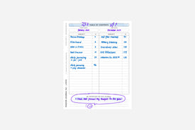 Passion Journal Table of Contents - Passion Planner