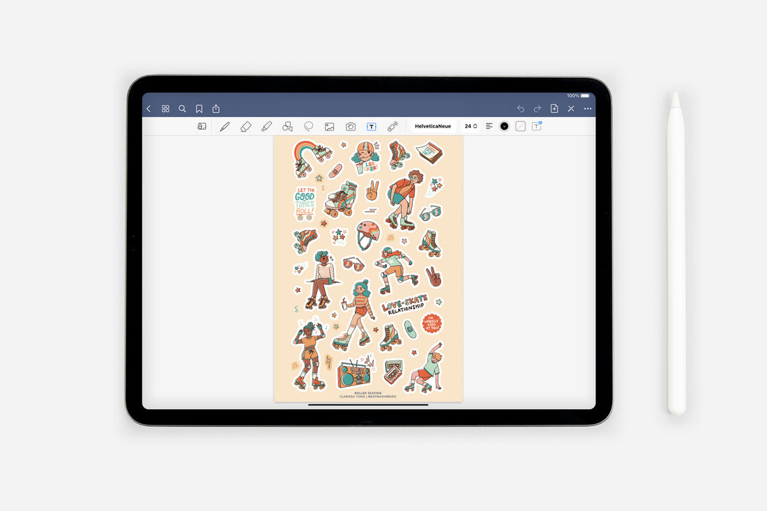 Digital Passion Projects Sticker Book - Passion Planner