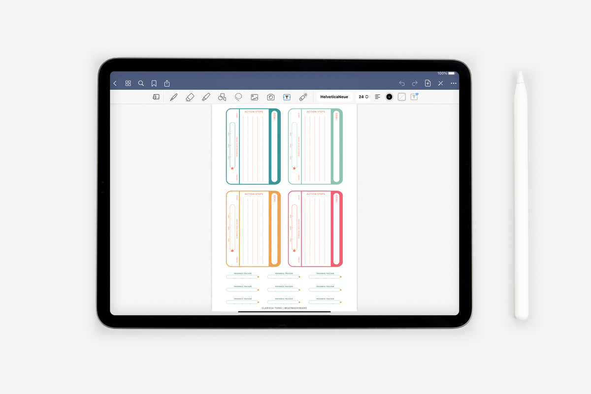 Digital Functional Trackers Sticker Book - Passion Planner