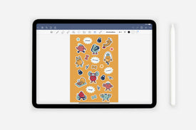 Digital Wellness and Health Sticker Book - Passion Planner