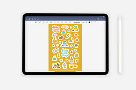 Digital Gratitude and Affirmations Sticker Book - Passion Planner
