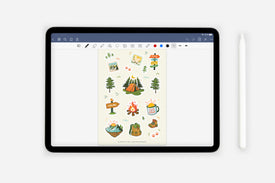 Digital Nature Sticker Book - Passion Planner