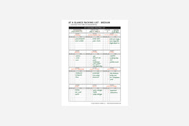Packing List PDF - Passion Planner