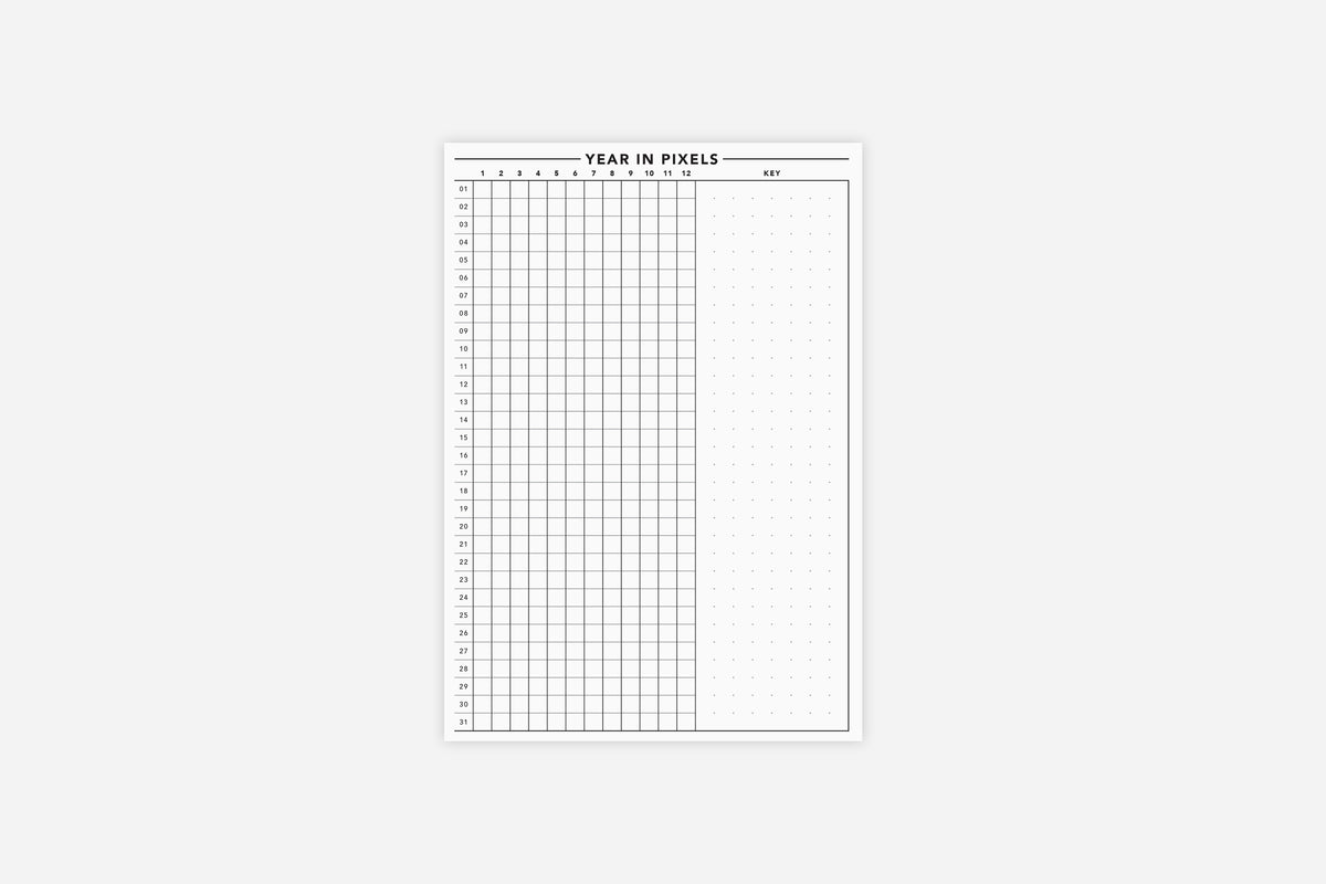 Year in Pixels - Passion Planner