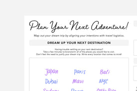 Travel Planning Worksheet - Passion Planner