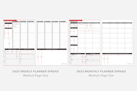 Passion Planner Weekly Layout Size Measurements - Passion Planner