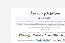 Organizing Activism - Passion Planner
