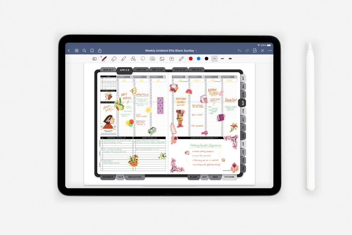 Digital Passion Projects Sticker Book - Passion Planner