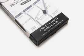 Passion Erasable Pens Starter Pack - Soft Black (6 Pens + 8 Refills) - Passion Planner