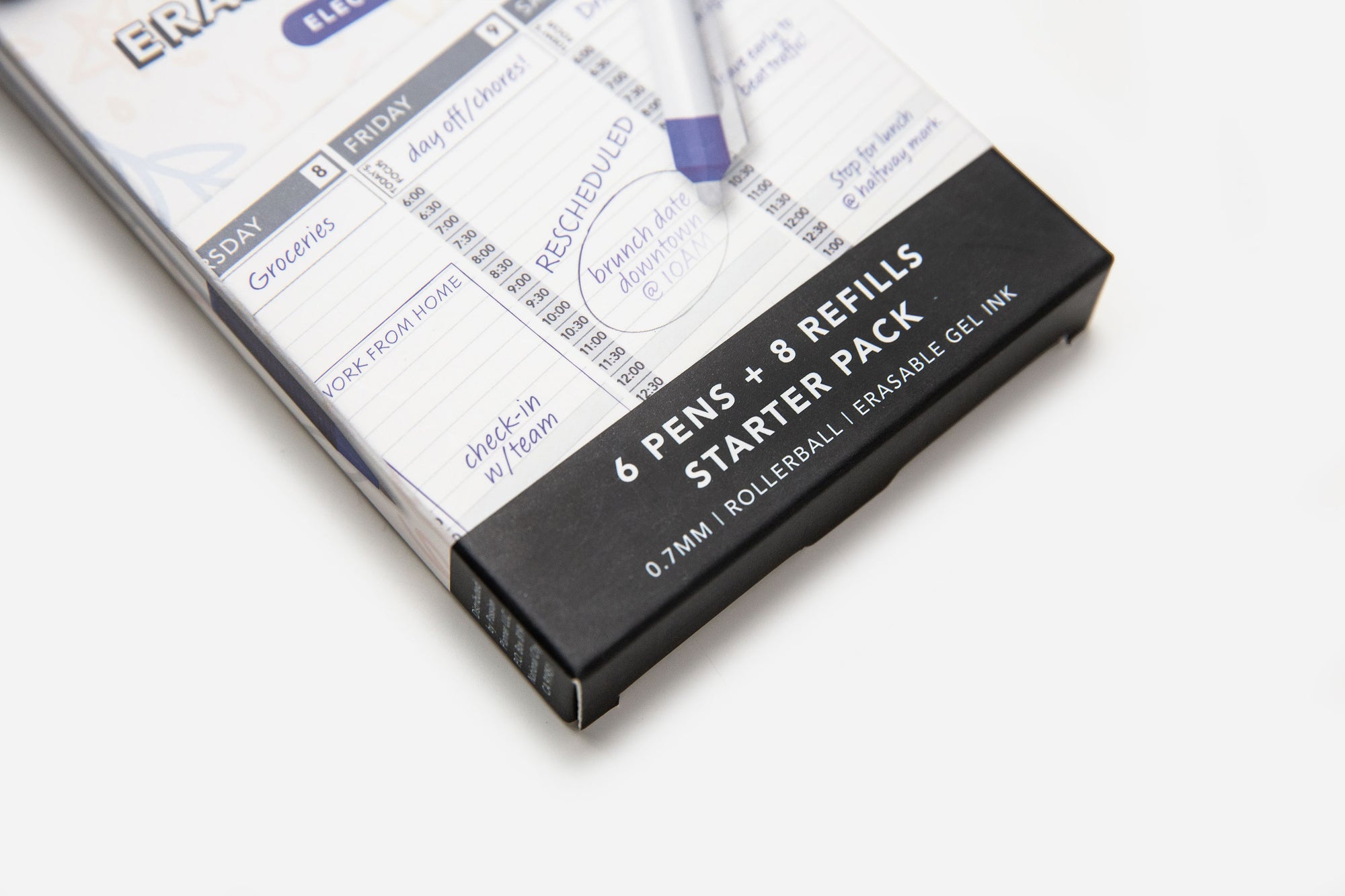 Passion Erasable Pens Starter Pack - Electric Blue (6 Pens + 8 Refills) - Passion Planner