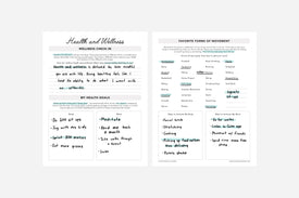 Health and Wellness Reflection - Passion Planner