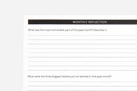 Monthly Reflection - Passion Planner
